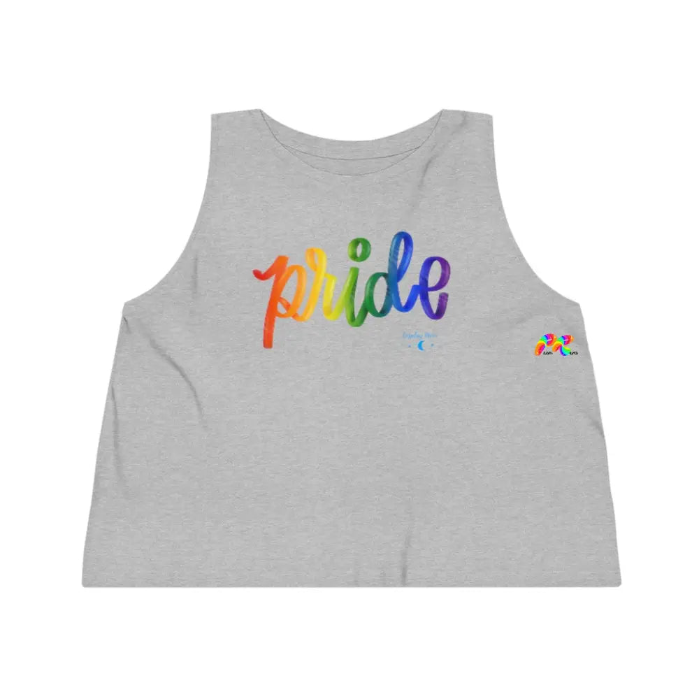 Women's Pride Sleeveless Flowy Crop Top