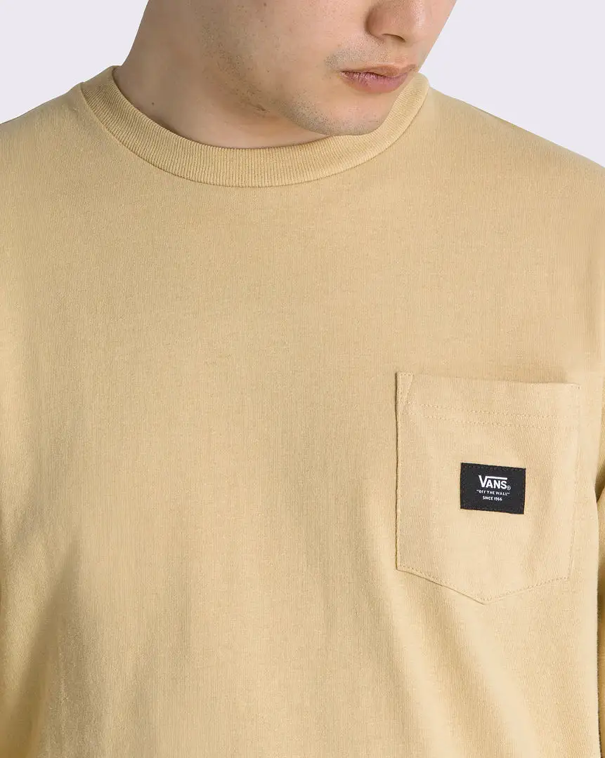 Woven Patch Pocket Long Sleeve Tshirt