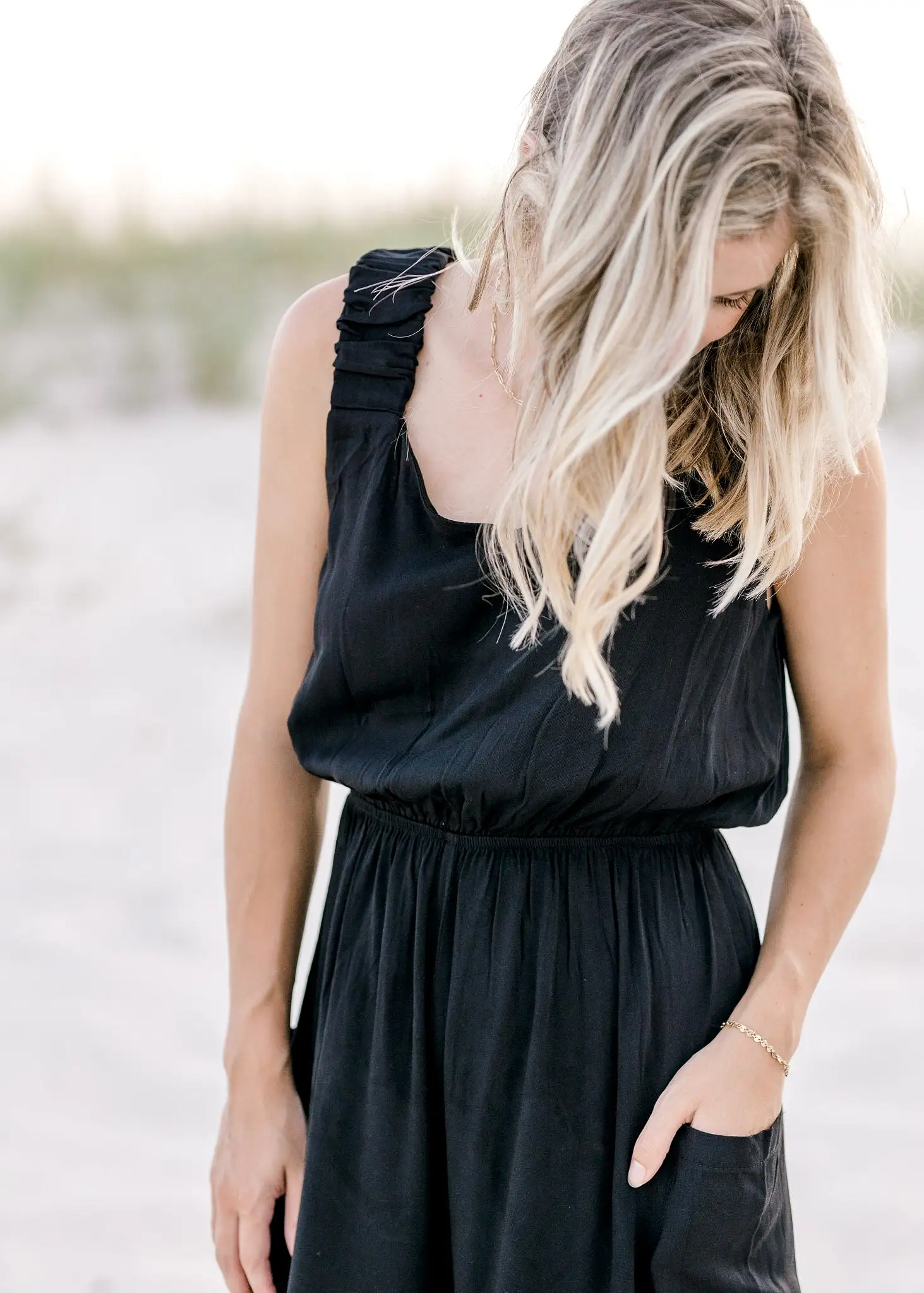 X Basic Black Jumpsuit